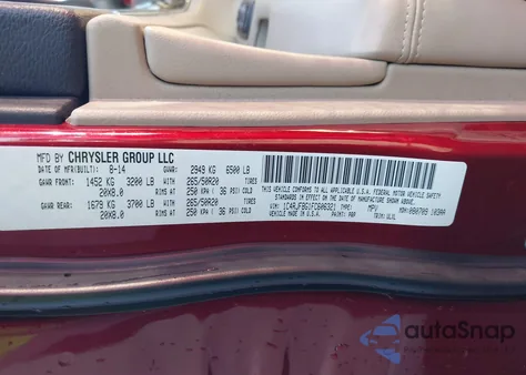 2015 Jeep Grand Cherokee Limited из США, поврежденный, VIN 1C4RJFBG1FC606321